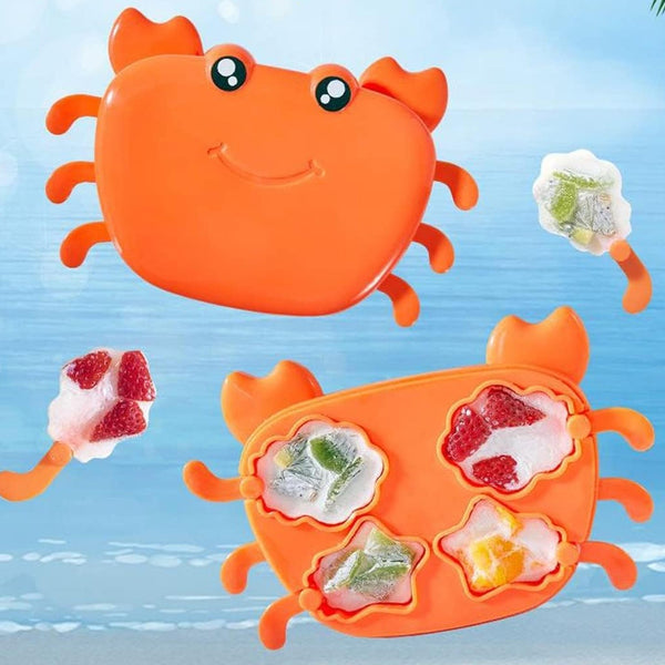 Crab Ice Mold – Silicone Ice Cream & sicle Mold for Kids (1 Pc)
